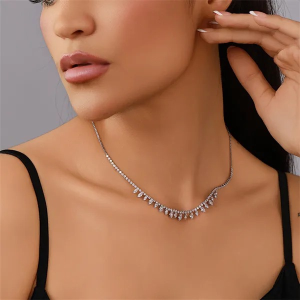 Our Exquisite Colorful Zircon Necklace: shines like the brightest stars in the night sky - image 06