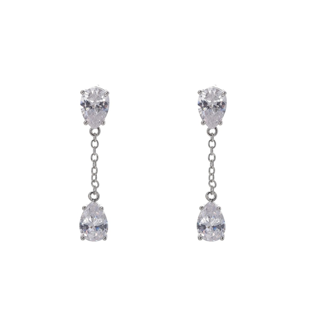Shiny CZ dangle earrings: Hot Sale Wholesale Accessory - image 02