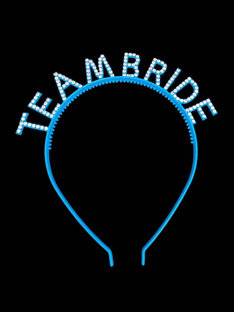 1pc Bridal Wedding Bridesmaid Crystal Letter Hairband, Suitable For Bride Gift, Bachelorette Party, Wedding - image 12