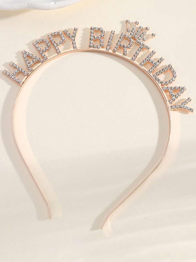 1pc Bridal Wedding Bridesmaid Crystal Letter Hairband, Suitable For Bride Gift, Bachelorette Party, Wedding - image 15