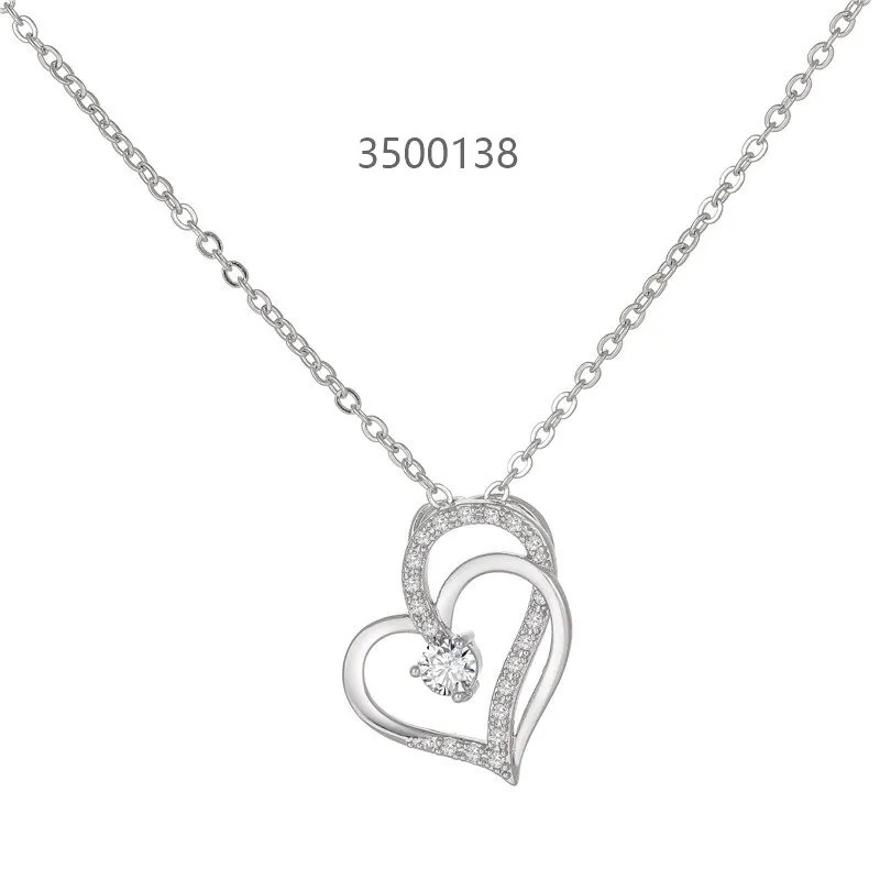 Exquisite Heart shape Zircon Pendant Necklace: An Epitome of Elegance - image 03