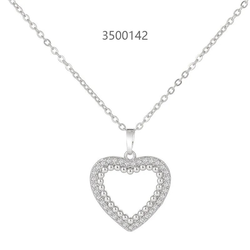 Exquisite Heart shape Zircon Pendant Necklace: An Epitome of Elegance - image 05