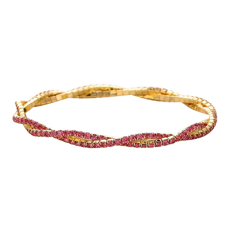 Rhinestone Stretch Bracelet 3820001B